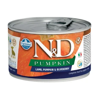 Natural & Delicious Pumpkin Mini Puppy con Agnello, Zucca e Mirtillo - 140GR