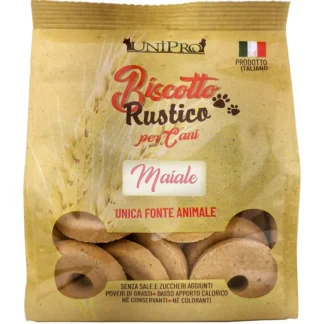 Biscotto Rustico per Cani al Maiale - 300GR