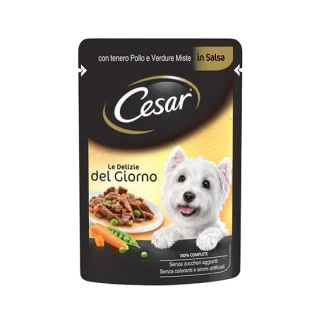 Delizie del Giorno Pollo e Verdure Miste in Salsa - 100GR