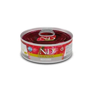 Natural & Delicious Cat Quinoa Neutered Maiale - 80GR