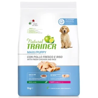 Natural Puppy Maxi con Pollo Fresco e Riso - 12KG