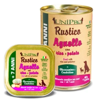 Rustico Agnello con Riso e Patate per Cani 7+ - 400GR