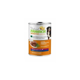 Natural Sensitive No Gluten Medium & Maxi Adult con Agnello e Cereali - 400GR