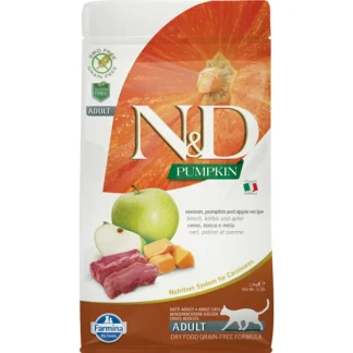 Natural & Delicious Cervo, Zucca & Mela Grain Free - 1,50KG