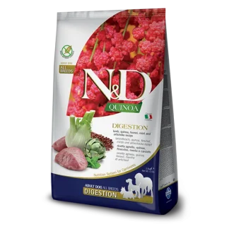 Natural & Delicious All Breed Quinoa Digestion Agnello Grain Free - 2,50KG