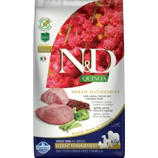 Natural & Delicious All Breed Quinoa Weight Management Agnello Grain Free - 2,50KG