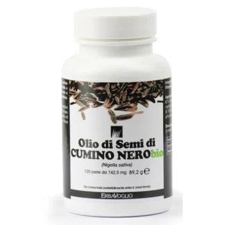 ErbaVoglio Olio Di Semi Di Cumino Nero Bio 120 Perle