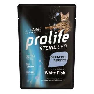 Sterilised Grain Free Adult White Fish - 85GR