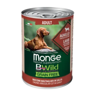 BWild Grain Free Adult All Breeds con Agnello, Zucca e Zucchine - 400GR