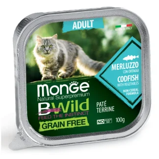 BWild Adult Paté Terrine Merluzzo con Ortaggi - 100GR