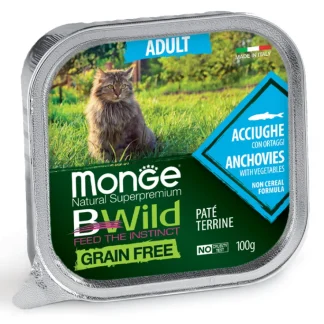 BWild Adult Paté Terrine Acciughe con Ortaggi - 100GR