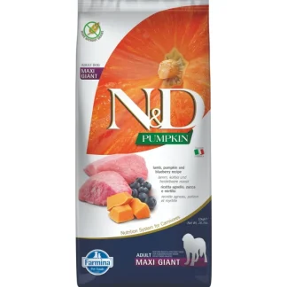 Natural & Delicious Pumpkin Grain Free Adult Maxi & Giant con Agnello, Zucca e Mirtillo - 12KG