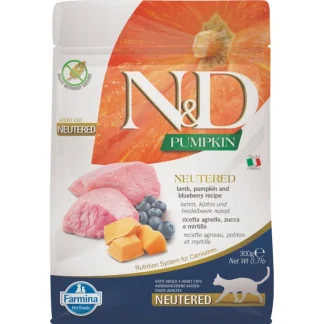 Natural & Delicious Neutered Agnello Zucca e Mirtilli Grain Free - 300GR