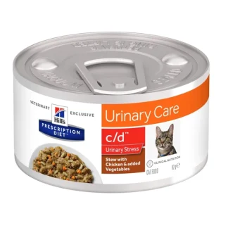 Prescription Diet Stew c/d Urinary Care Urinary Stress con Pollo e Verdure - 82GR