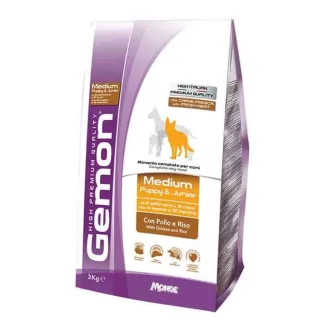 Gemon Dog Medium Puppy & Junior con Pollo e Riso - 3KG