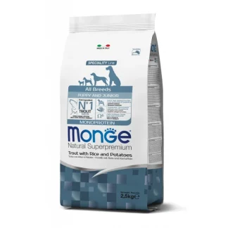Natural Superpremium All Breeds Puppy & Junior Natural Superpremium Trota con Riso e Patate - 12KG