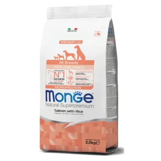 Natural Superpremium All Breeds Puppy & Junior Salmone e Riso - 12KG