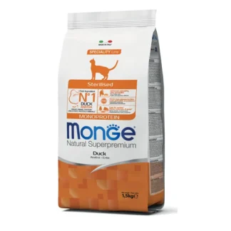 Natural Superpremium Sterilised Monoprotein con Anatra - 10KG