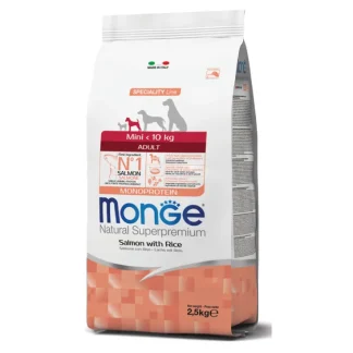 Natural Superpremium Mini Adult Salmone e Riso - 2,50KG