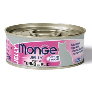 Natural Superpremium Jelly Pezzetti di Tonno e Acciughe - 80GR