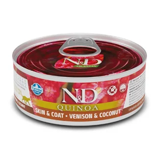 Natural & Delicious Quinoa Skin & Coat Cervo e Cocco - 80GR