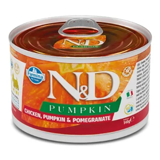 Natural & Delicious Puppy con Pollo, Zucca e Melograno - 140GR