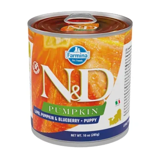 Natural & Delicious Pumpkin Puppy con Agnello, Zucca e Mirtillo - 285GR