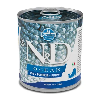 Natural & Delicious Ocean Puppy con Merluzzo e Zucca - 285GR