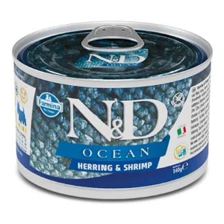 Natural & Delicious Ocean Mini con Aringa e Gamberetti - 140GR