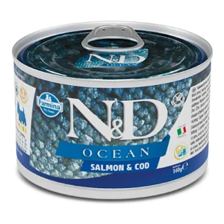 Natural & Delicious Ocean MIni con Salmone e Merluzzo - 140GR