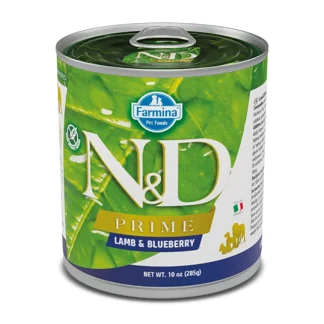 Natural & Delicious Prime con Agnello e Mirtilli - 285GR