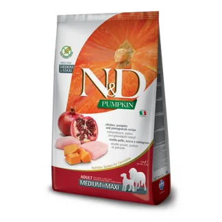 Natural & Delicious Pumpkin Grain Free Adult Medium & Maxi con Pollo, Zucca e Melograno - 12KG