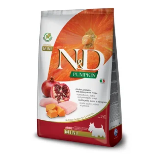 Natural & Delicious Pumpkin Grain Free Adult Mini con Pollo, Zucca e Melograno - 2,50KG
