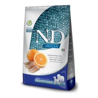 Natural & Delicious Ocean Adult Medium & Maxi con Aringa e Arancia - 12KG