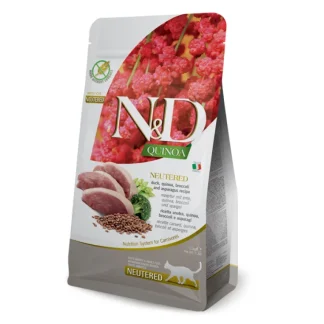 Natural & Delicious Quinoa Neutered Anatra Broccoli Asparagi Grain Free - 5KG