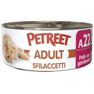 Natura Sfilaccetti di Pollo con Gamberetti - 70GR