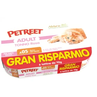 Natura Tonno Rosa con Carote - Multipack 5+1 da 70 gr