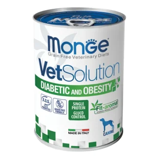MONGE VETSOL CAN DIABETIC OBES