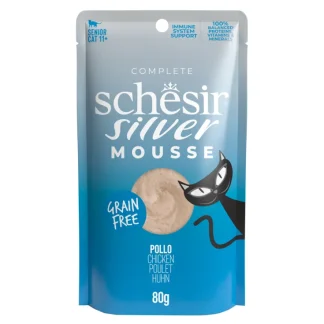 Silver Senior Cat Pollo Mousse - 85GR