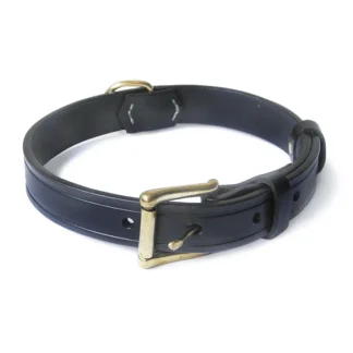 RECORD COLLARE CUOIO CUCITO BLU 2X50 CM