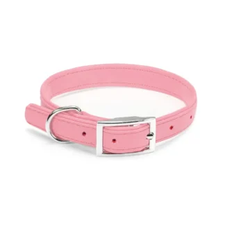 RECORD COLLARE CANE SIMILPELLE ROSA XS 1