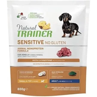 Natural Sensitive No Gluten Mini Adult con Maiale - 800GR