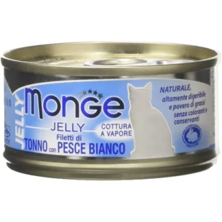 Natural Adult Jelly Tonnetto con Pesce Bianco - 85GR
