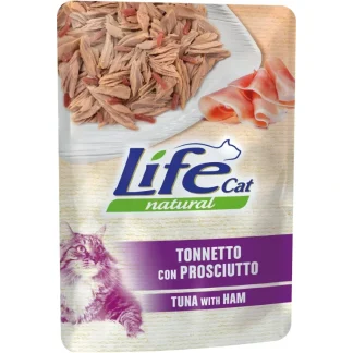 Life Cat Natural Tonno, Manzo e Prosciutto - 70GR