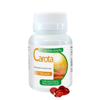 Erboristeria Magentina Carota Estratto Integratore Alimentare 100 Perle