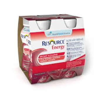 Nestlé Health Science Resource Energy Fragola Bevanda Ipercalorica E Iperproteica 4 x200ml
