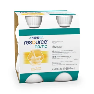 Nestlé Health Science Resource HP/HC Vaniglia Bevanda Ipercalorica E Iperproteica 4 x200ml