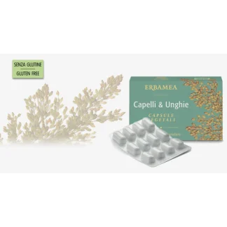 Erbamea Capelli & Unghie Integratore Alimentare 24 Capsule Vegetali