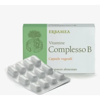 Erbamea Vitamine Complesso B Integratore Alimentare 24 Capsule Vegetali