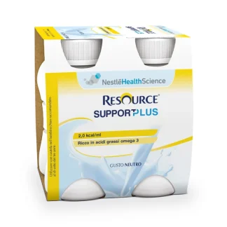Nestlè Health Science Resource Support Plus Bevanda Ipercalorica E Iperproteica Con EPA E DHA 4 x200ml